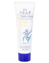 Kem Chống Nắng Hatomugi The UV Milky Gel UV Care & Moisturizing 80g