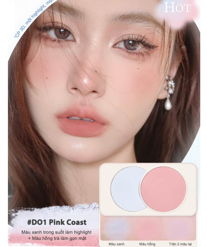 Phấn Má Judydoll 2 Màu Dual Color Combination Blush 6G
