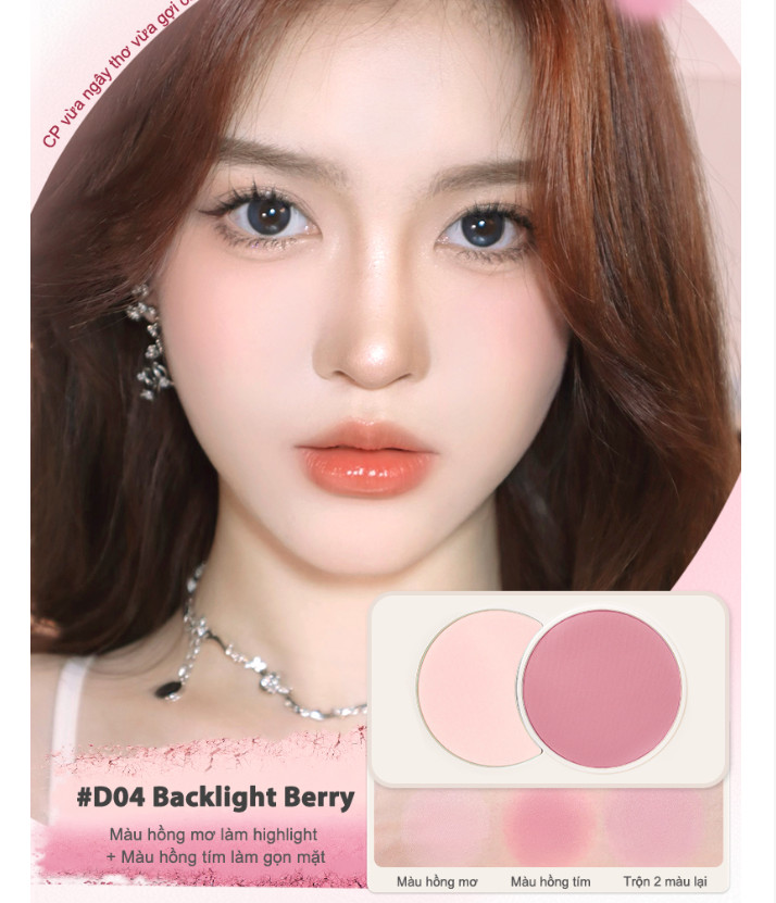 Phấn Má Judydoll 2 Màu Dual Color Combination Blush 6G