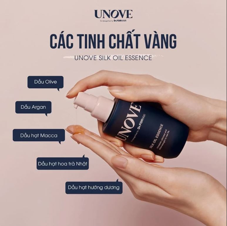 Dầu Dưỡng Tóc Unove Silk Oil Essence 70ml