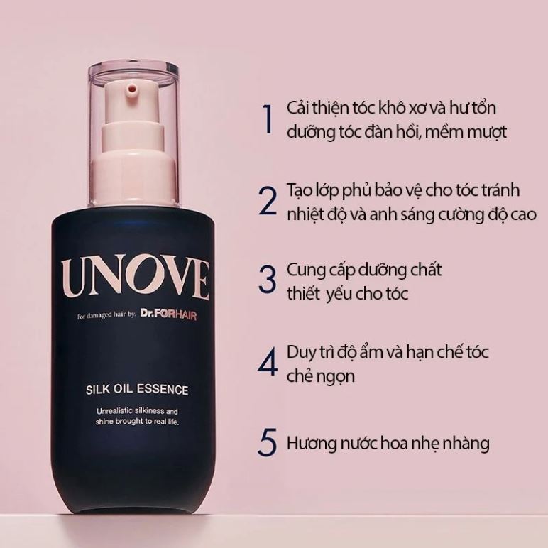 Dầu Dưỡng Tóc Unove Silk Oil Essence 70ml