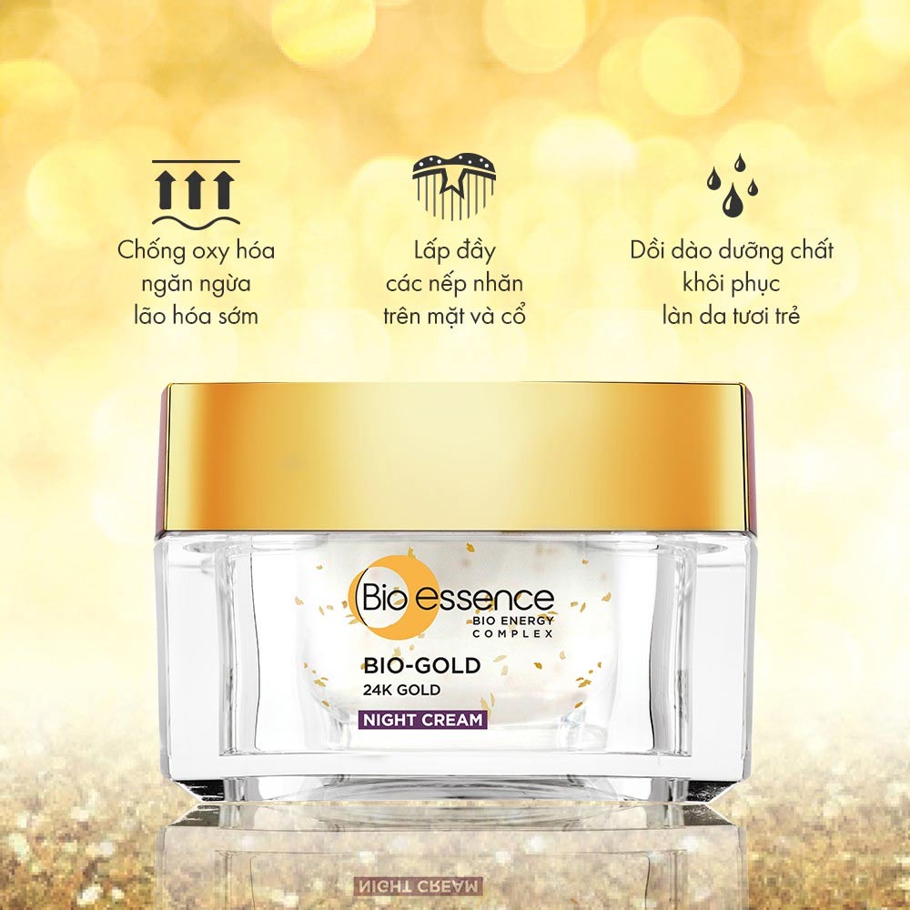 Kem Dưỡng Bio Essence Làm Sáng Da Ban Đêm 50g
