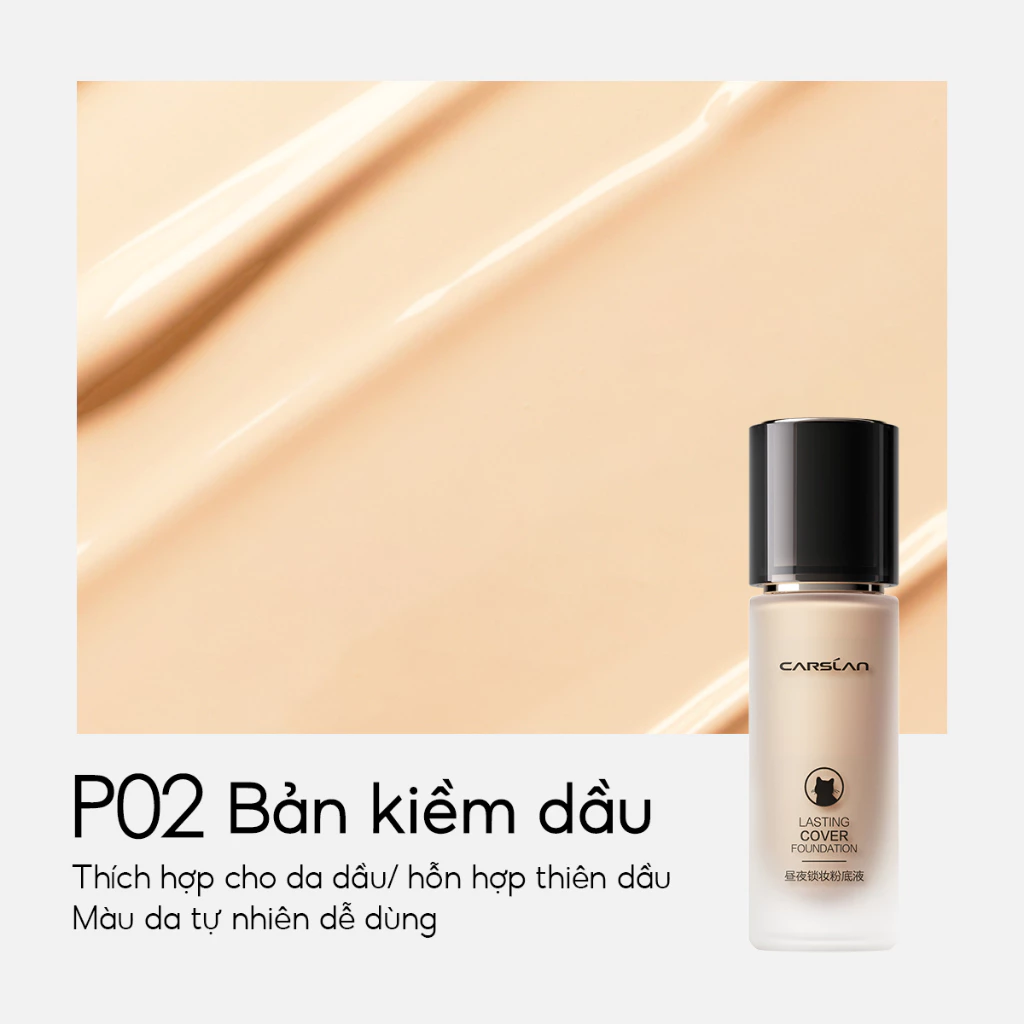 Kem Nền Carslan Lasting Cover Foundation 30G - Mint Cosmetics