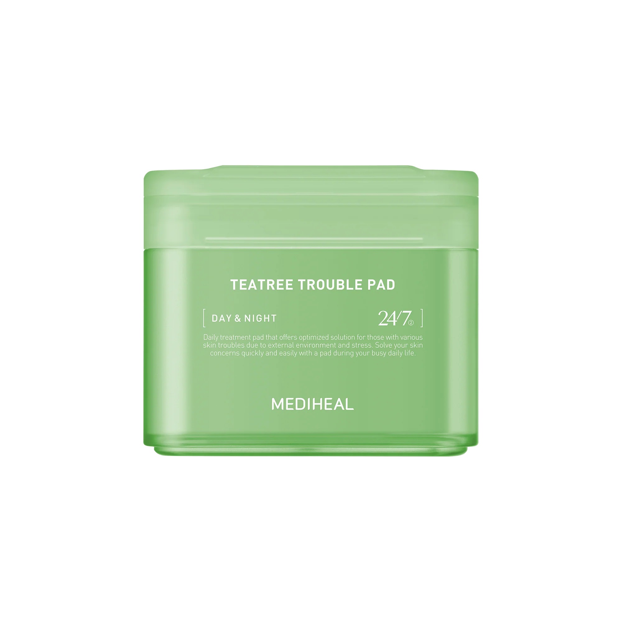Toner Pad Mediheal Hỗ Trợ Làm Dịu Cho Da Mụn Teatree Trouble Pad 100 Miếng Toner Pad Mediheal Hỗ Trợ Làm Dịu Cho Da Mụn Teatree Trouble Pad 100 Miếng