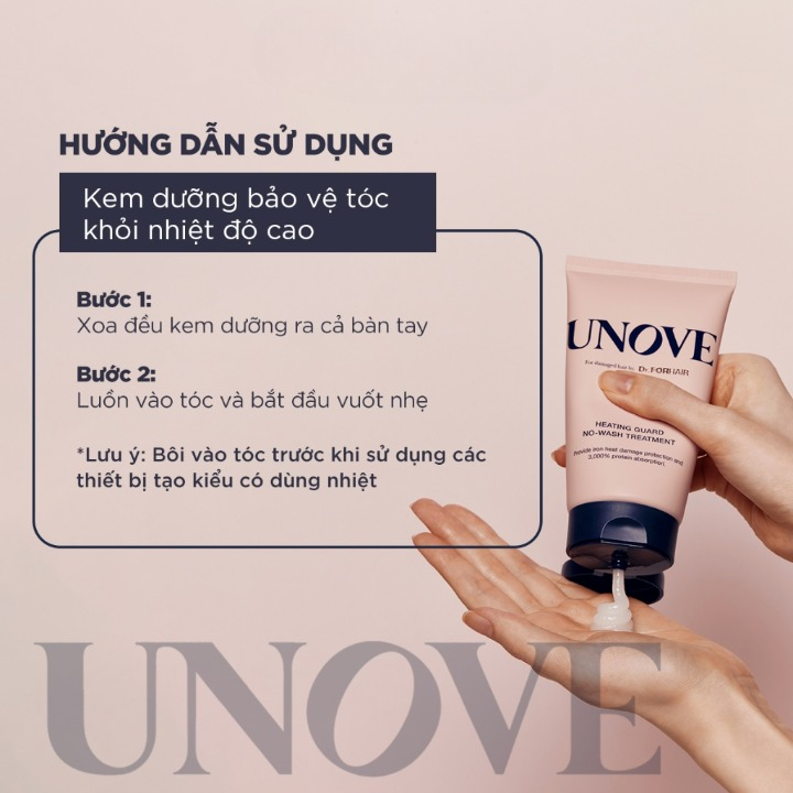 Dưỡng Tóc Unove Heating Guard No-Wash Treatment 147ml