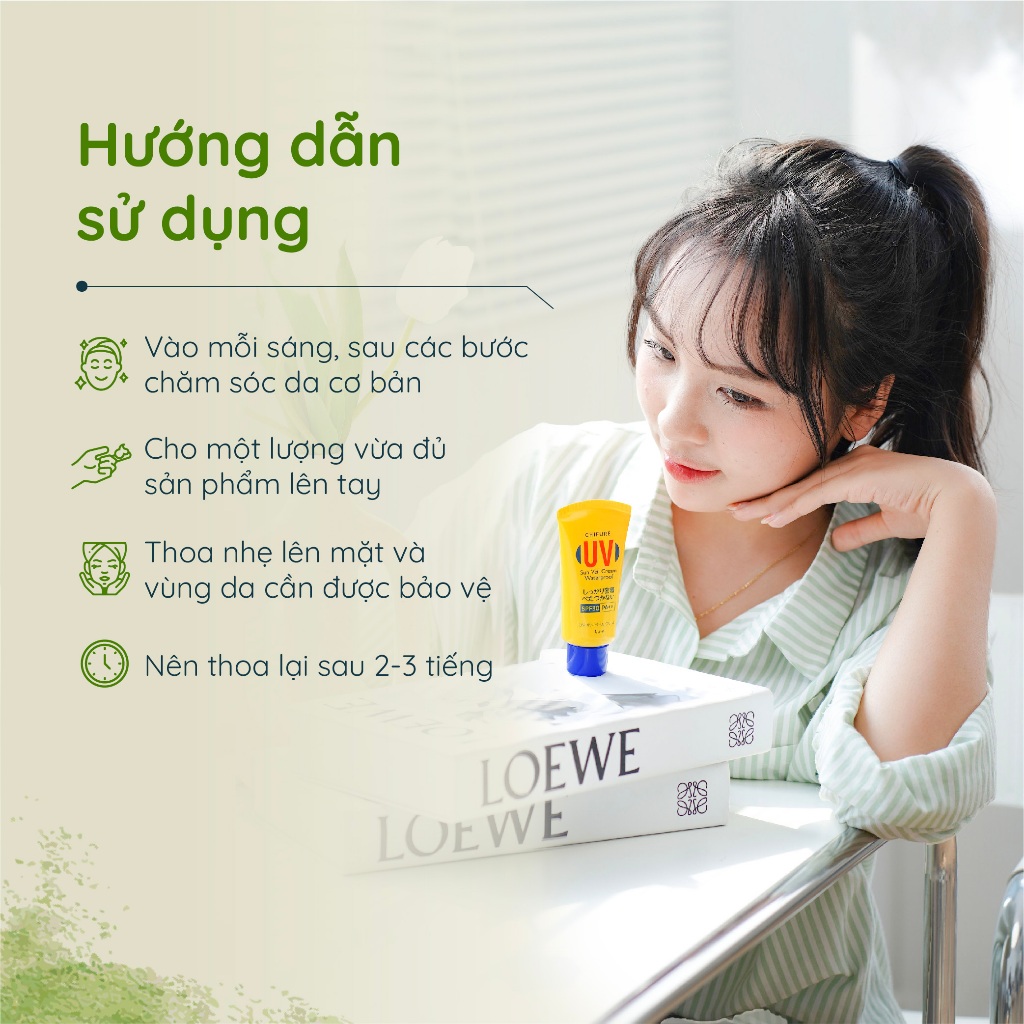 Kem Chống Nắng Chifure Sun Veil Cream Waterproof SPF30 50g
