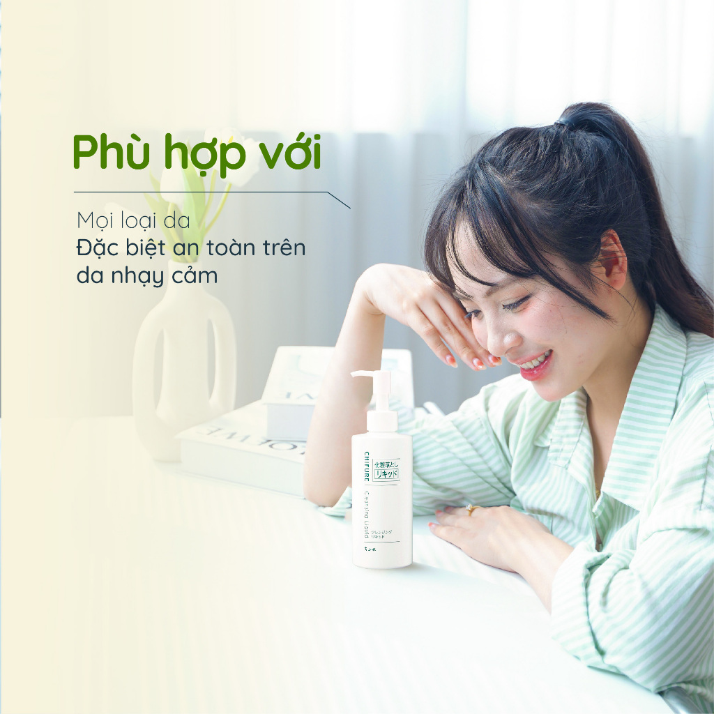 Nước Tẩy Trang Chifure Dành Cho Da Nhạy Cảm 200ml