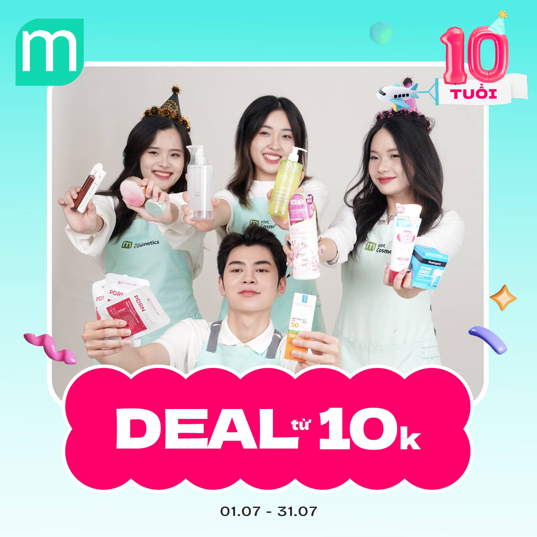 MỪNG MINT 10 TUỔI – ƯU ĐÃI THEO ĐUỔI MỪNG MINT 10 TUỔI – ƯU ĐÃI THEO ĐUỔI