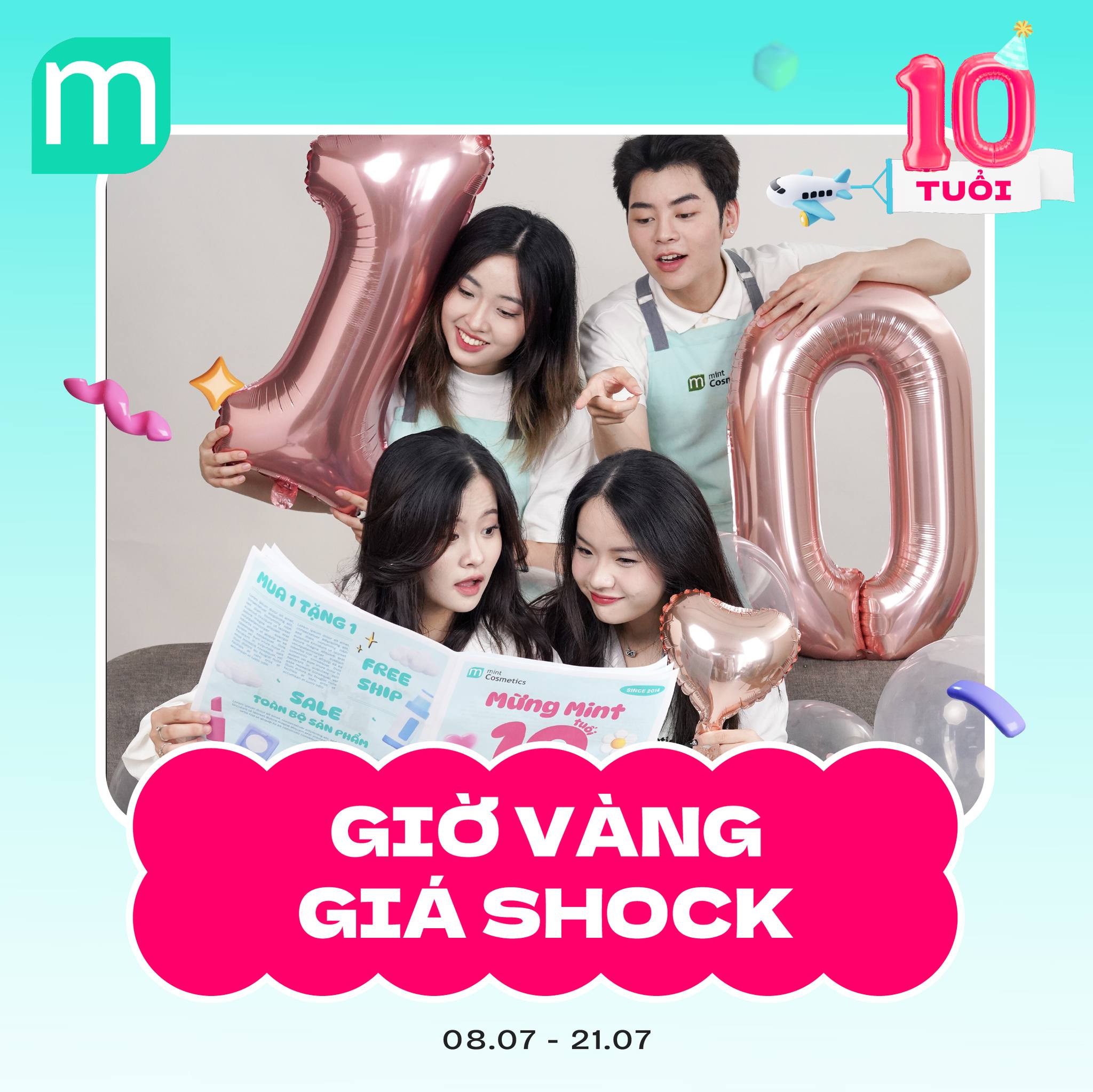 MỪNG MINT 10 TUỔI – ƯU ĐÃI THEO ĐUỔI MỪNG MINT 10 TUỔI – ƯU ĐÃI THEO ĐUỔI