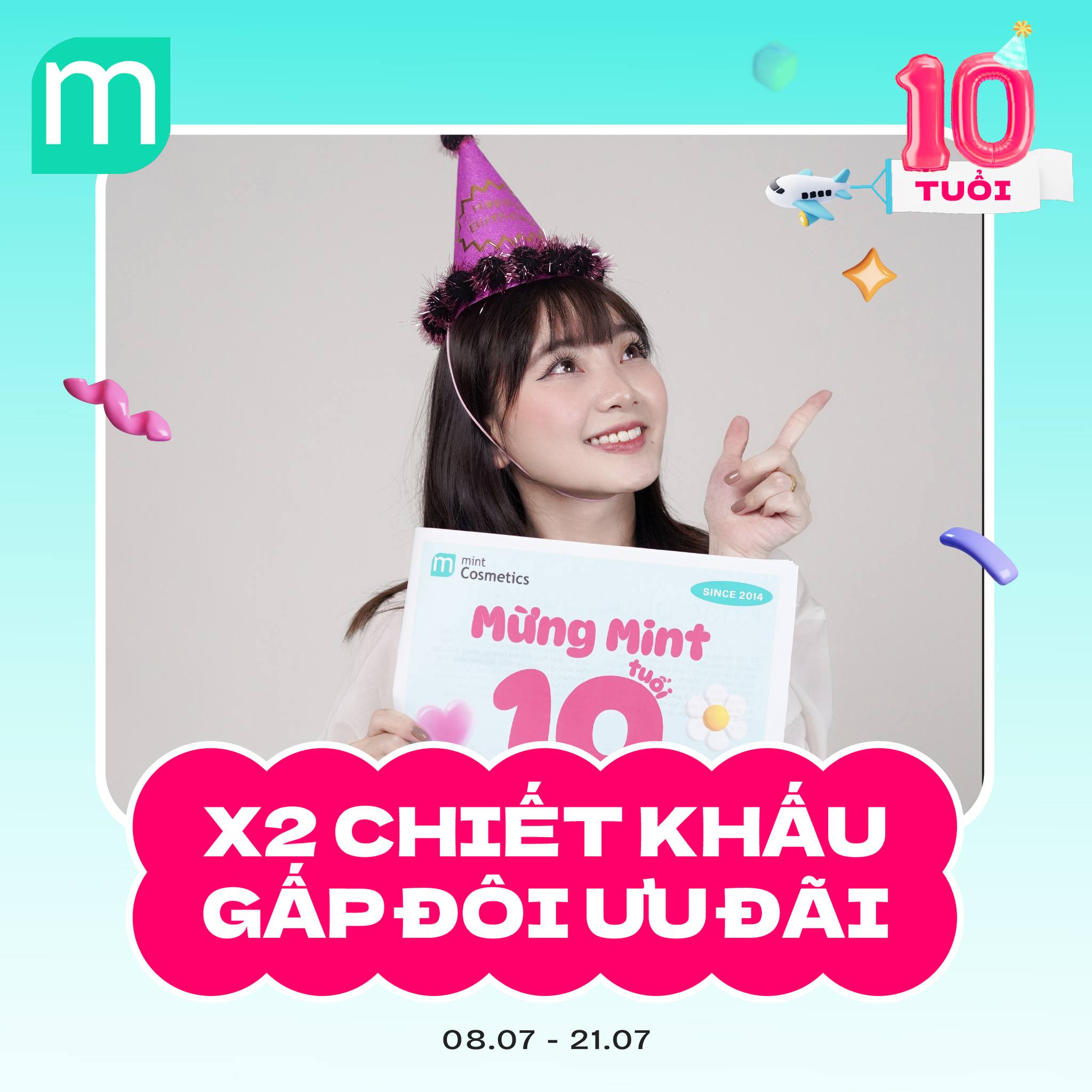 MỪNG MINT 10 TUỔI – ƯU ĐÃI THEO ĐUỔI MỪNG MINT 10 TUỔI – ƯU ĐÃI THEO ĐUỔI