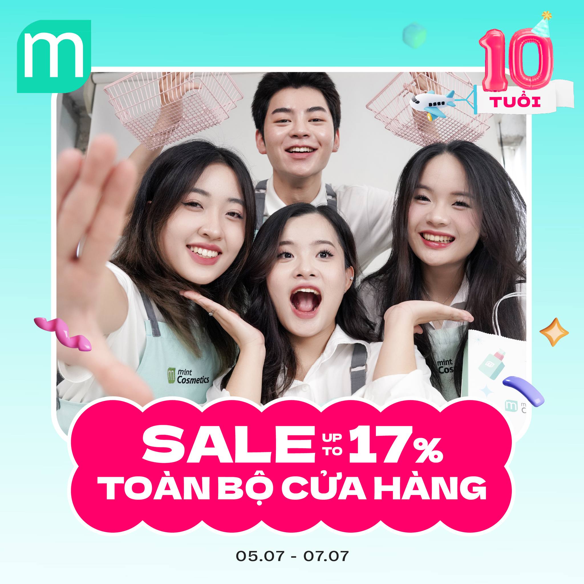 MỪNG MINT 10 TUỔI – ƯU ĐÃI THEO ĐUỔI MỪNG MINT 10 TUỔI – ƯU ĐÃI THEO ĐUỔI