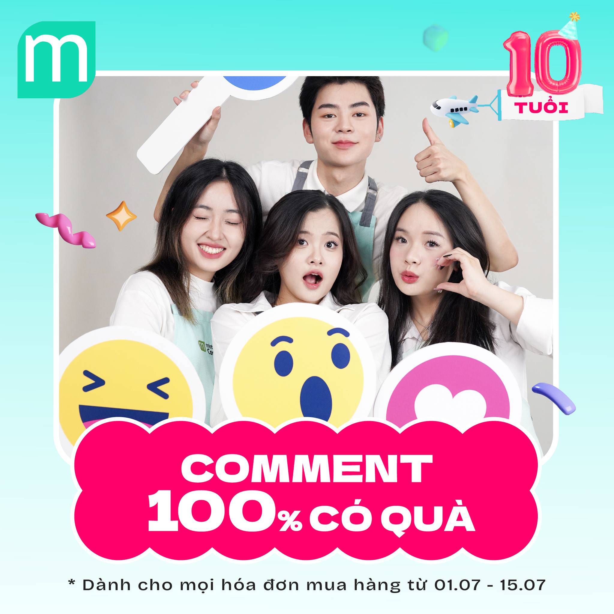 MỪNG MINT 10 TUỔI – ƯU ĐÃI THEO ĐUỔI MỪNG MINT 10 TUỔI – ƯU ĐÃI THEO ĐUỔI