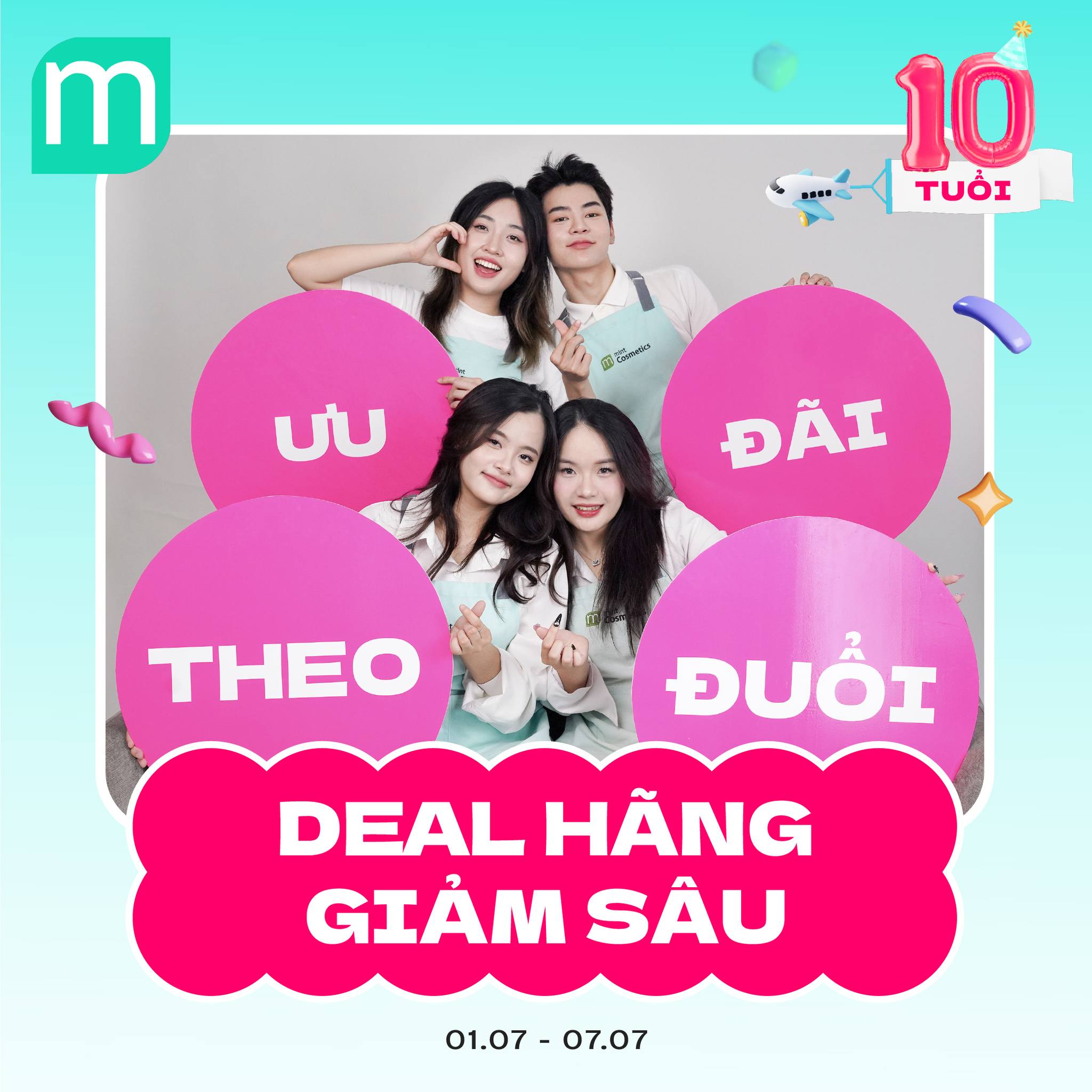 MỪNG MINT 10 TUỔI – ƯU ĐÃI THEO ĐUỔI MỪNG MINT 10 TUỔI – ƯU ĐÃI THEO ĐUỔI
