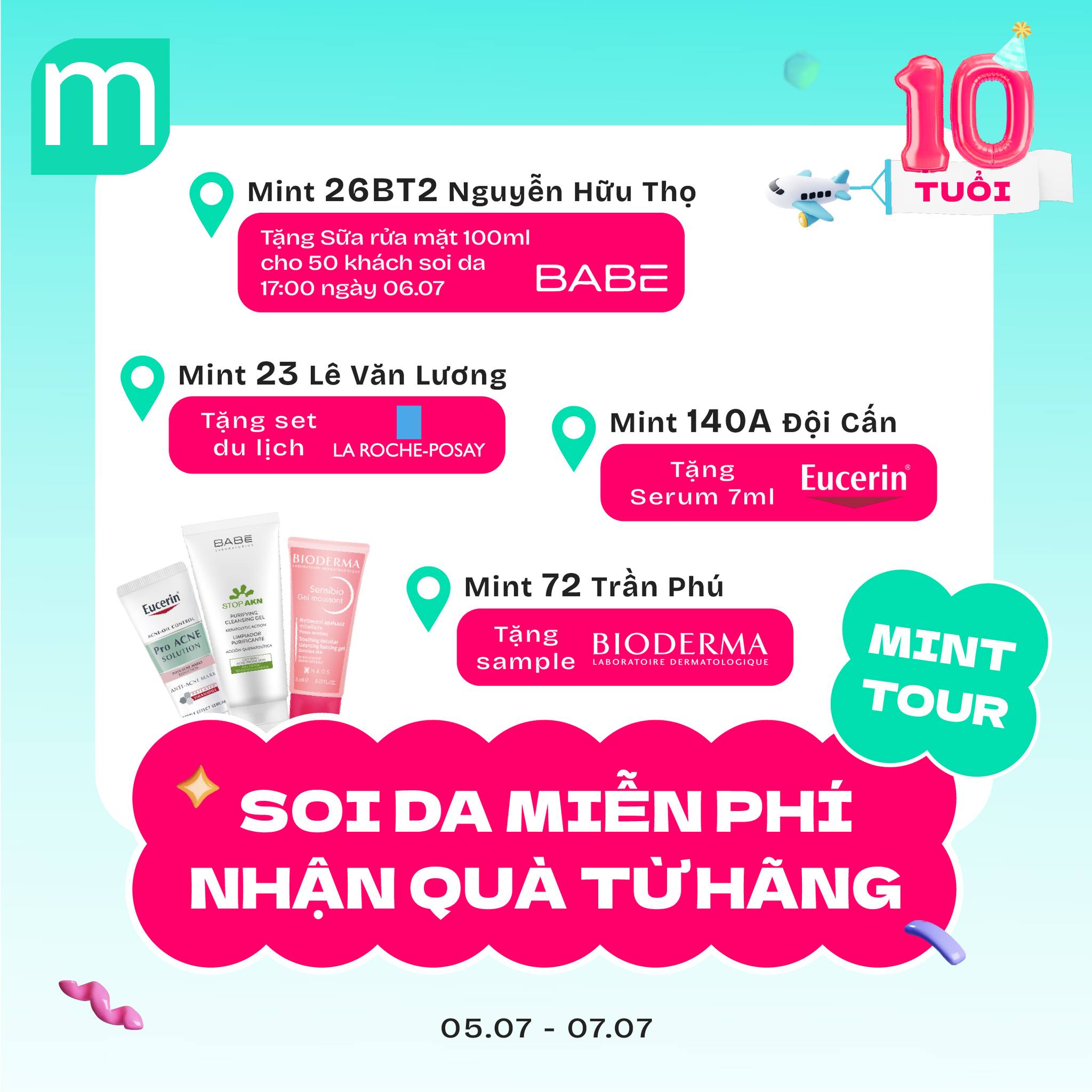MỪNG MINT 10 TUỔI – ƯU ĐÃI THEO ĐUỔI MỪNG MINT 10 TUỔI – ƯU ĐÃI THEO ĐUỔI