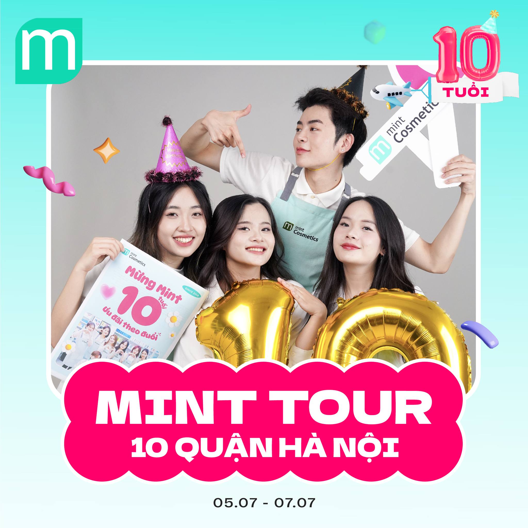 MỪNG MINT 10 TUỔI – ƯU ĐÃI THEO ĐUỔI MỪNG MINT 10 TUỔI – ƯU ĐÃI THEO ĐUỔI