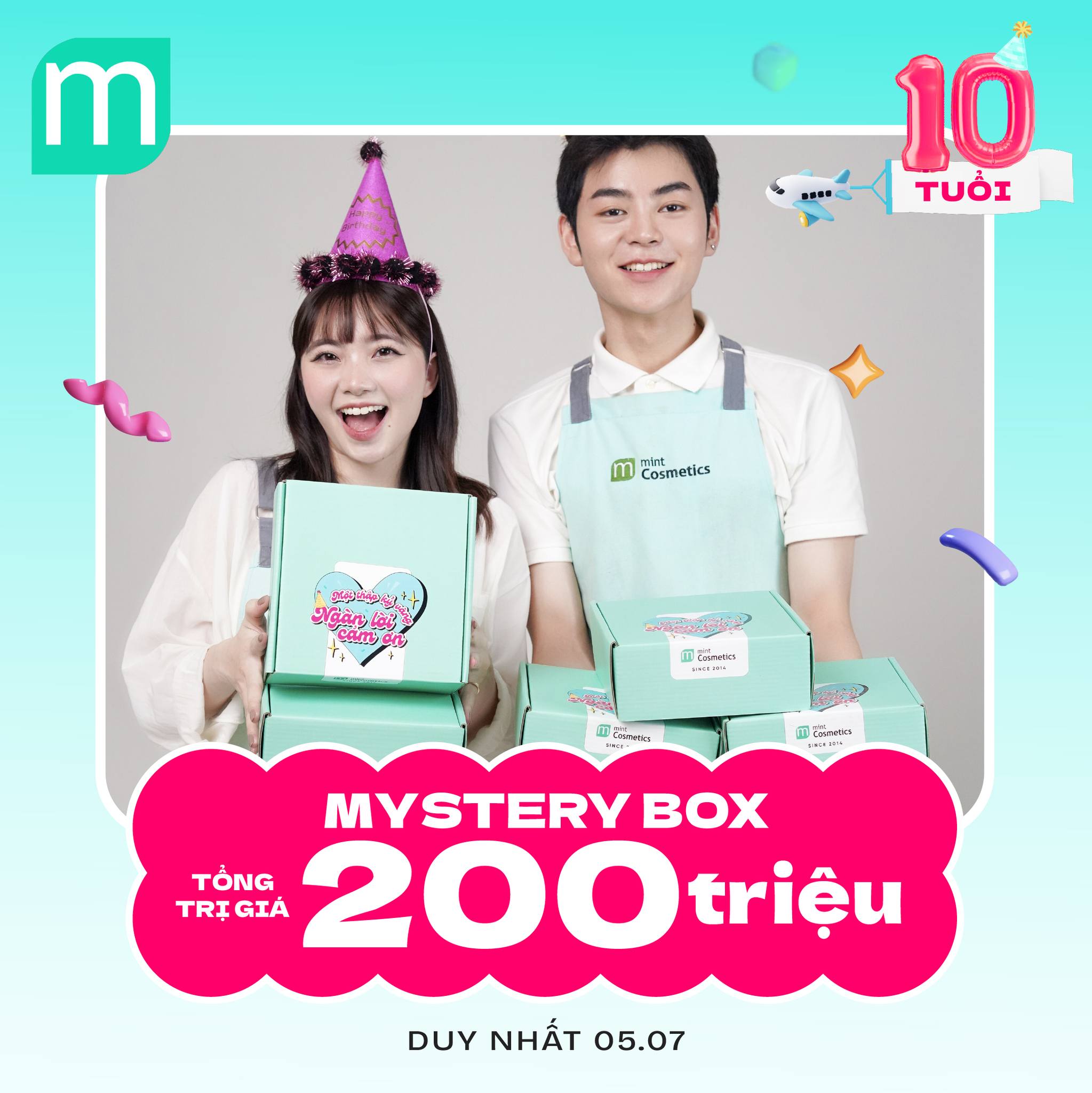 MỪNG MINT 10 TUỔI – ƯU ĐÃI THEO ĐUỔI MỪNG MINT 10 TUỔI – ƯU ĐÃI THEO ĐUỔI