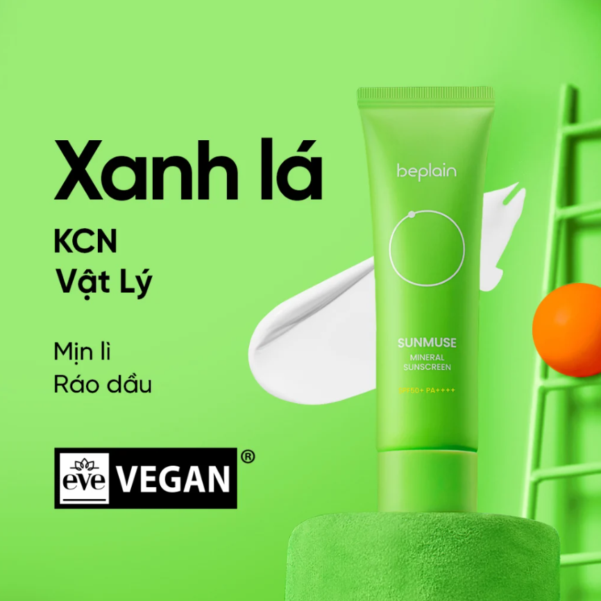 Kem Chống Nắng Beplain Sunmuse Mineral Sunscreen SPF50+ PA++++ 50ml