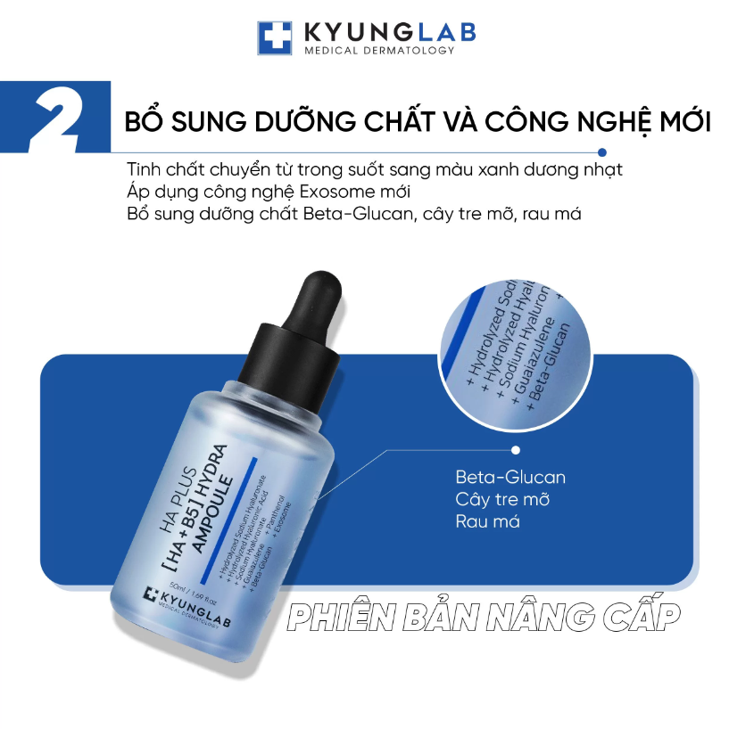 Serum Kyung Lab HA Plus HA+B5 50ml Serum Kyung Lab HA Plus HA+B5 50ml - Ảnh 2