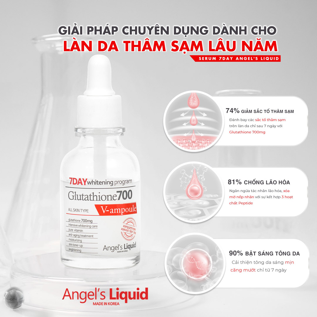 Serum Angel’s Liquid 7 Day Whitening Program Glutathione 700 30ml