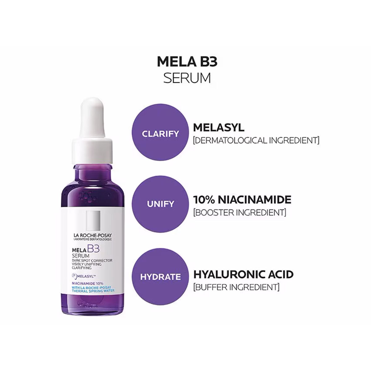 Serum Giúp Mờ Thâm Nám Và Sáng Da Laroche Posay Mela B3 40ml Serum Giúp Mờ Thâm Nám Và Sáng Da Laroche Posay Mela B3 40ml - Ảnh 4
