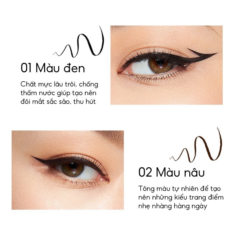 Bút Kẻ Mắt Perfect Diary Slim Long Lasting Liquid Eyeliner