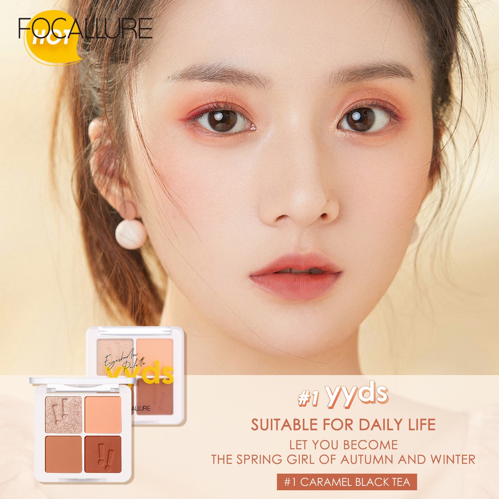 Bảng Mắt Focallure 4 Ô Eyeshadow Palette