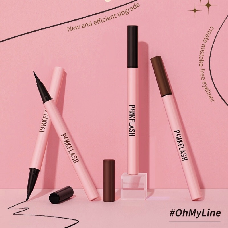 Kẻ Mắt Focallure Pinkflash Waterproof Easy Eyeliner 0.6g Brown