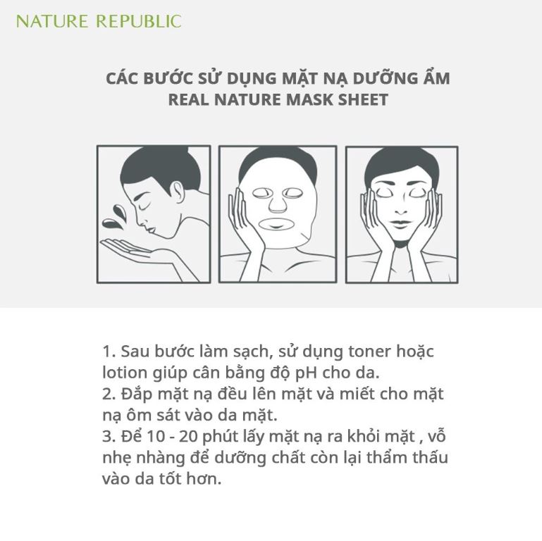 Mặt Nạ Giấy Nature Republic Sheet Mask