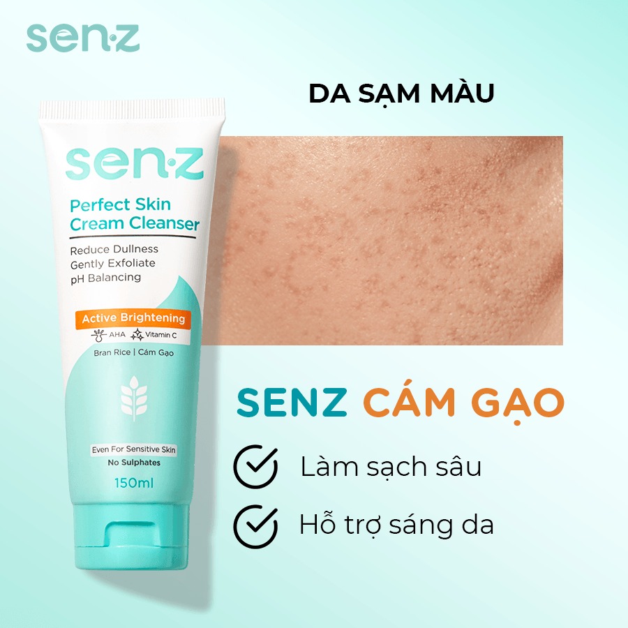 Sữa Rửa Mặt SENZ Perfect Skin Cream Cleanser 150ML