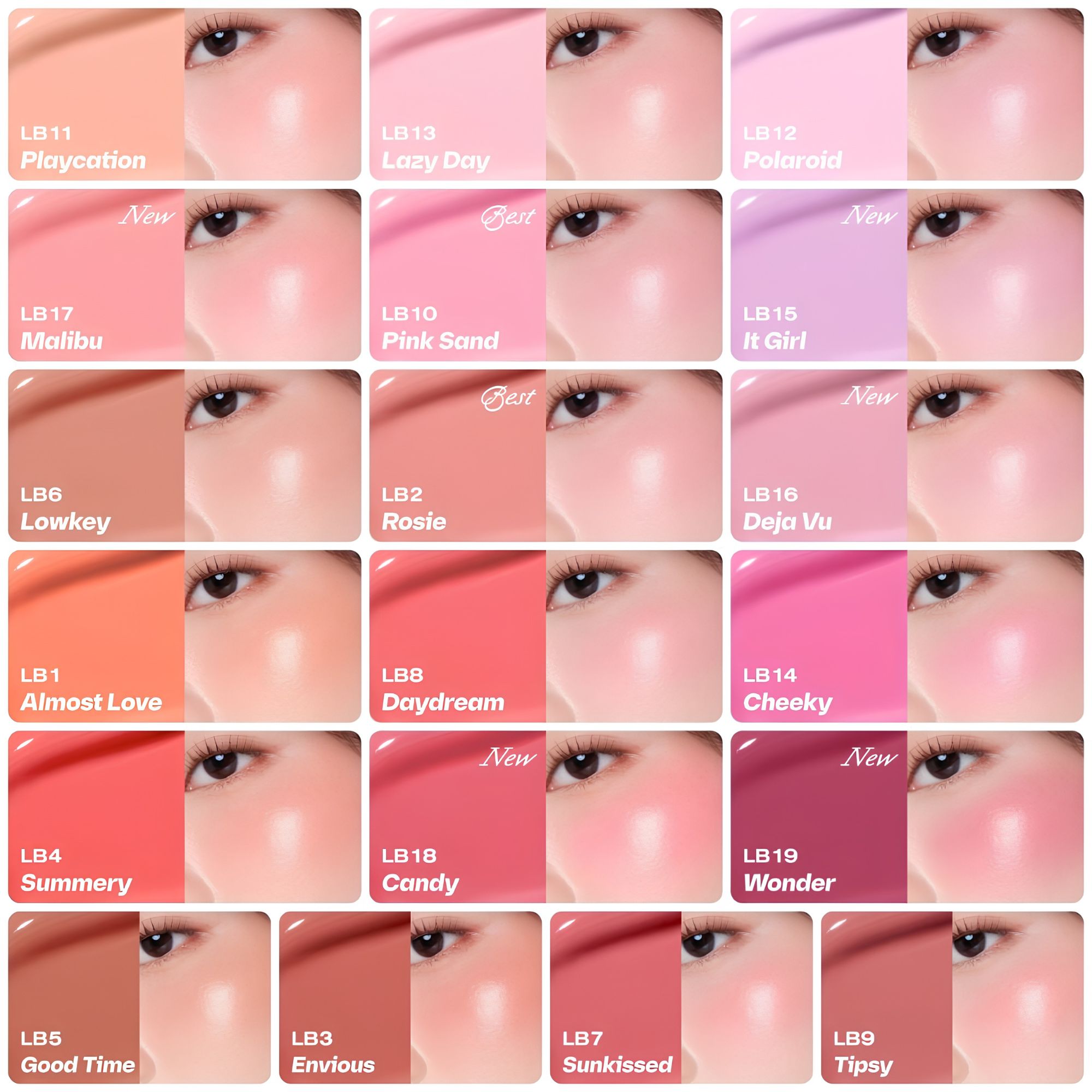 Phấn Má Dạng Kem Ofelia Lolli Liquid Blush 4.6g Phấn Má Dạng Kem Ofelia Lolli Liquid Blush 4.6g - Ảnh 21