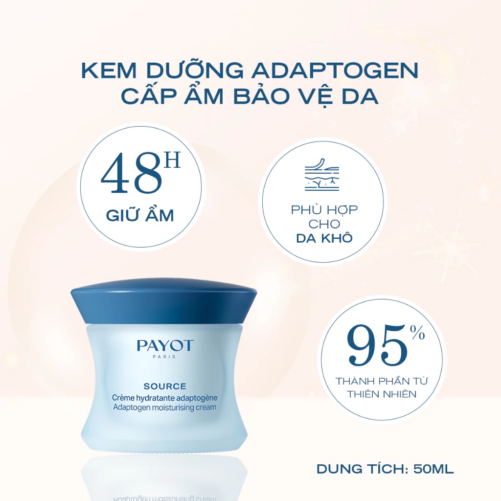 Kem Dưỡng Cấp Ẩm Payot Source Adaptogen Moisturising Cream 50ml