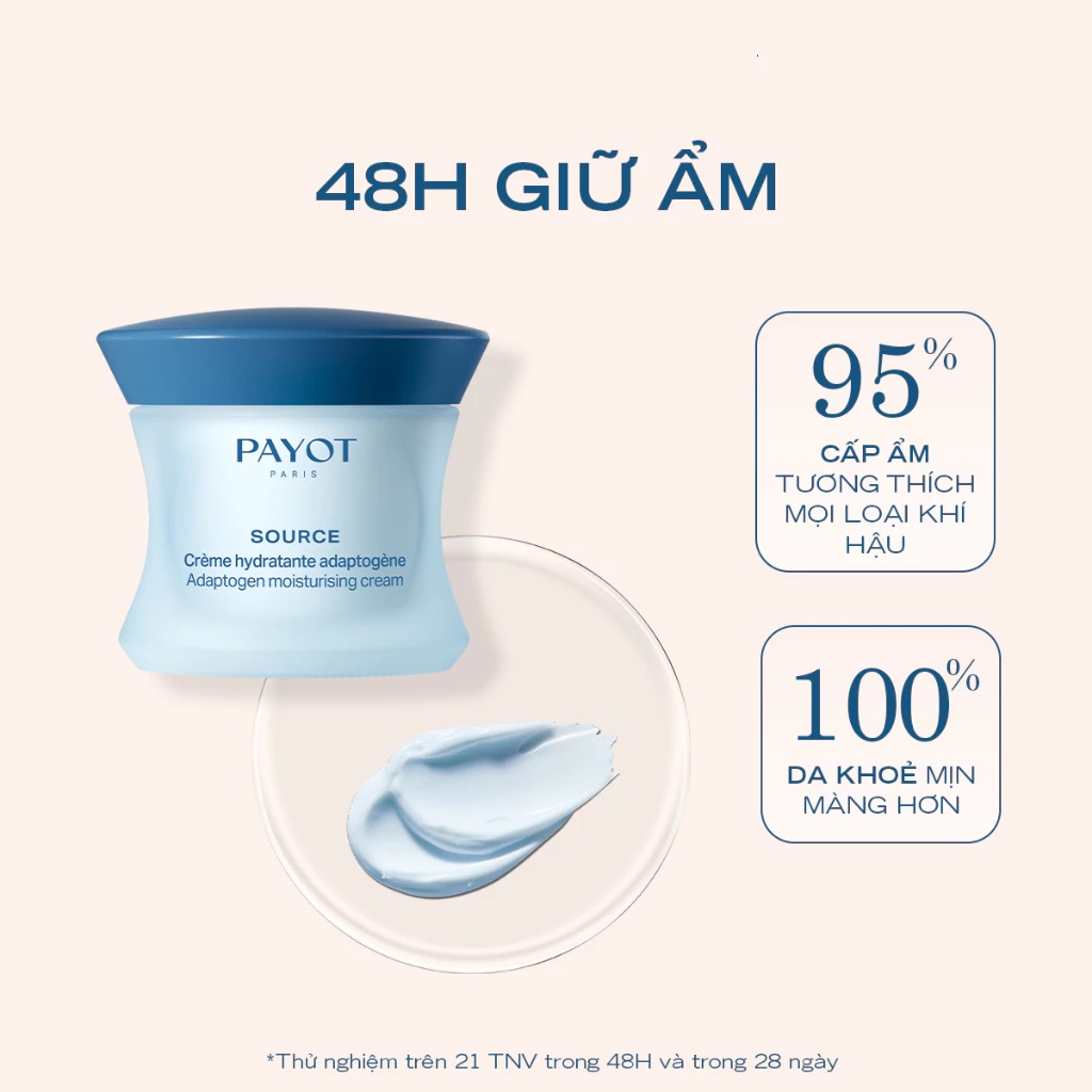 Kem Dưỡng Cấp Ẩm Payot Source Adaptogen Moisturising Cream 50ml