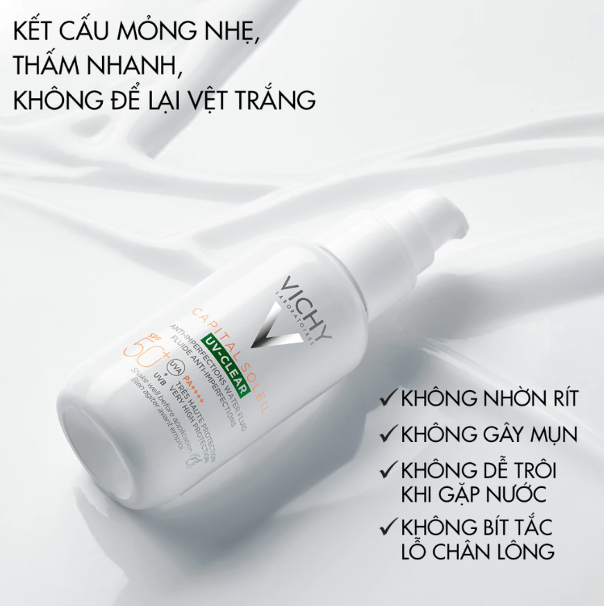 Kem Chống Nắng Vichy Laboratoires Capital Soleil Dạng Sữa 40ml
