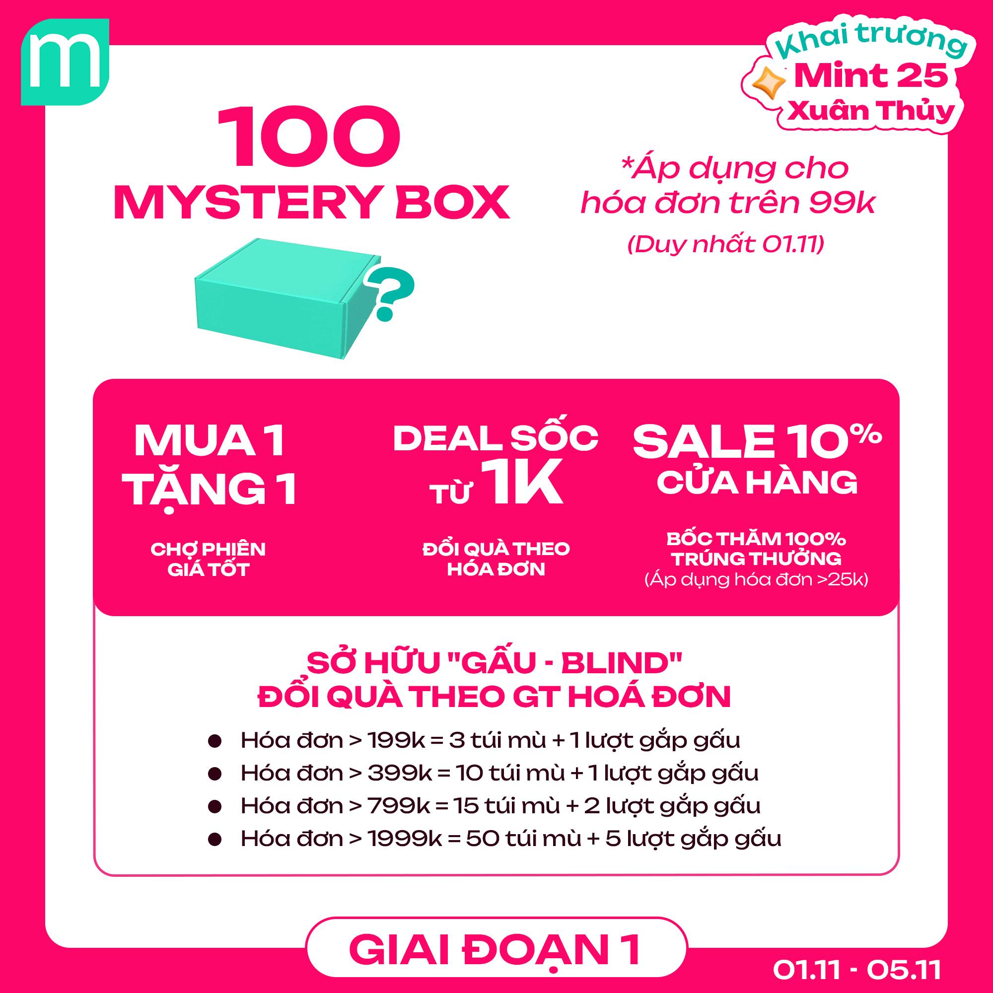 Khai trương Mint 25 Xuân Thủy - Sale không ngừng nghỉ