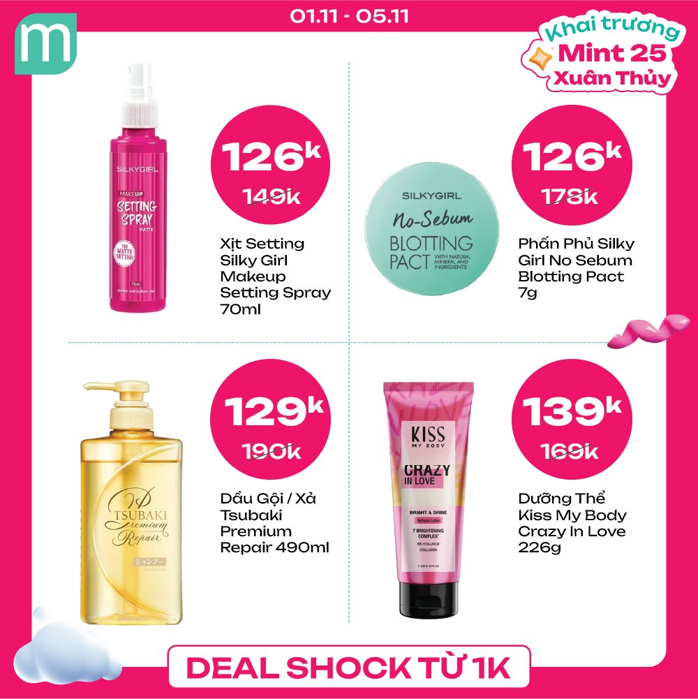 Khai trương Mint 25 Xuân Thủy - Sale không ngừng nghỉ