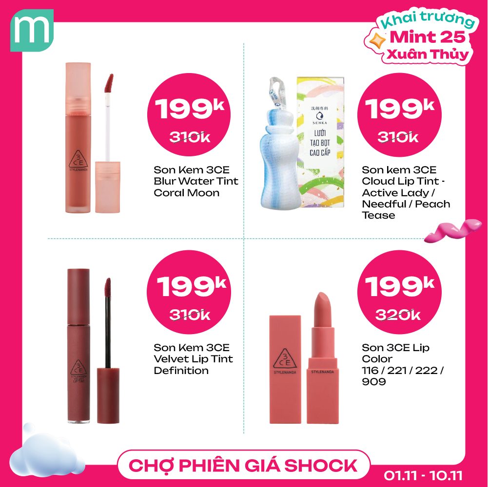 Khai trương Mint 25 Xuân Thủy - Sale không ngừng nghỉ