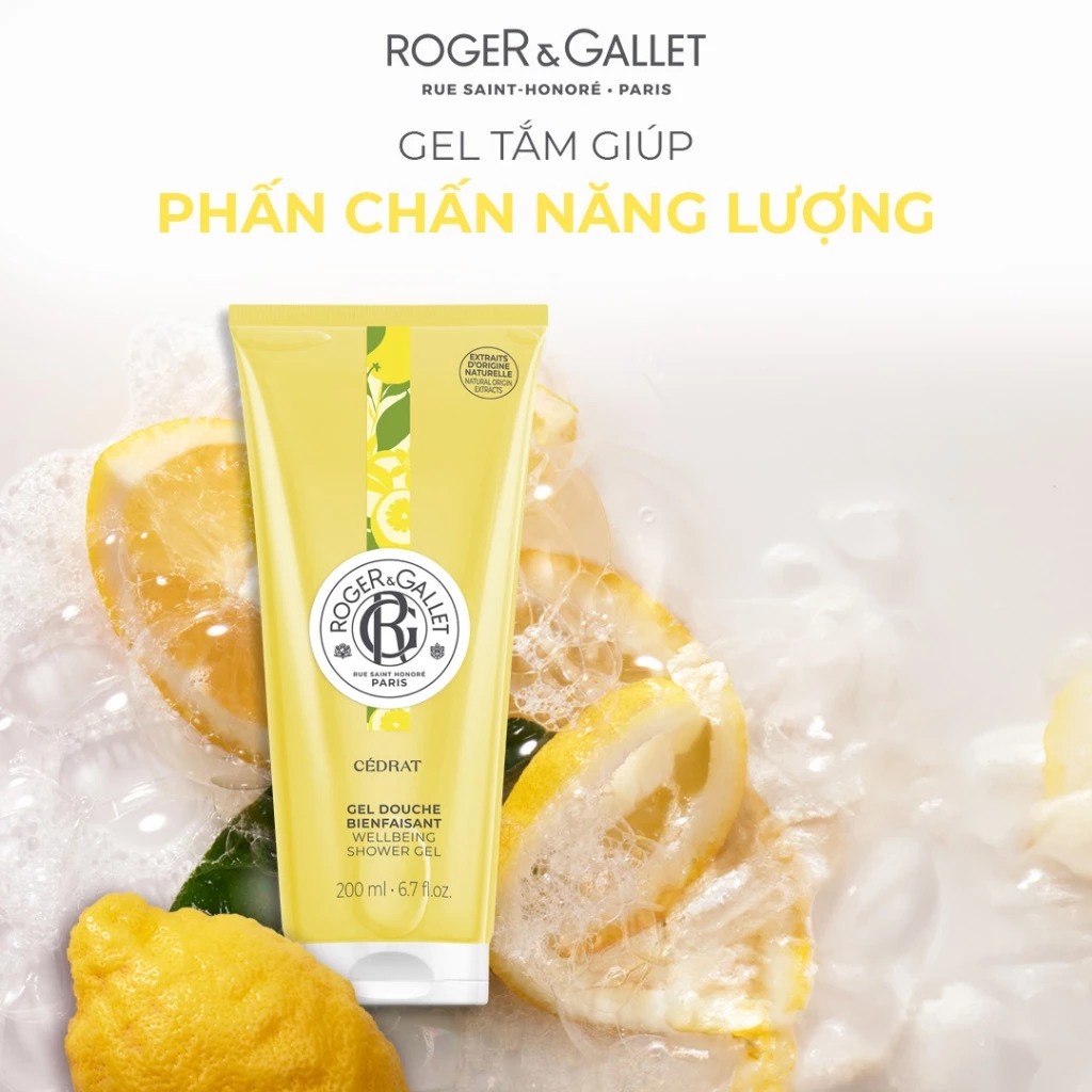 Sữa tắm hương nước hoa Roger Gallet Shower Gel 200ml Sữa tắm hương nước hoa Roger Gallet Shower Gel 200ml