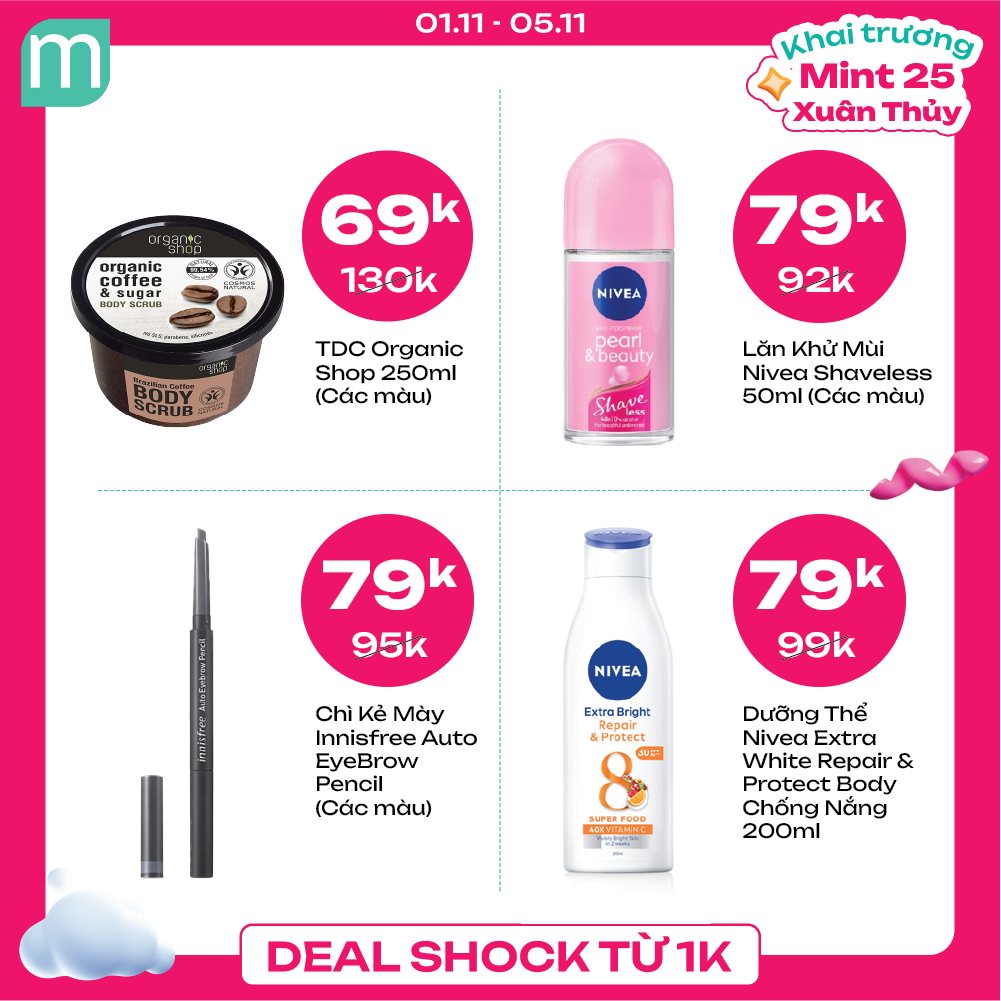 Khai trương Mint 25 Xuân Thủy - Sale không ngừng nghỉ
