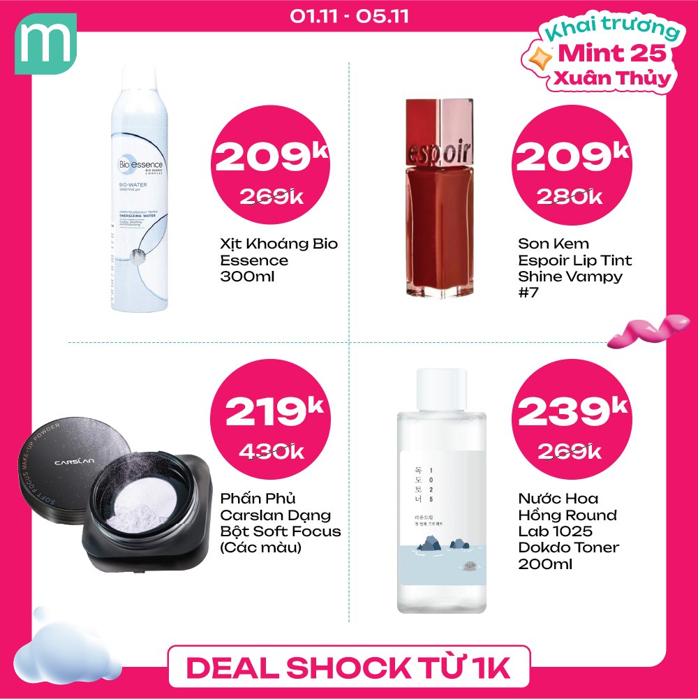 Khai trương Mint 25 Xuân Thủy - Sale không ngừng nghỉ