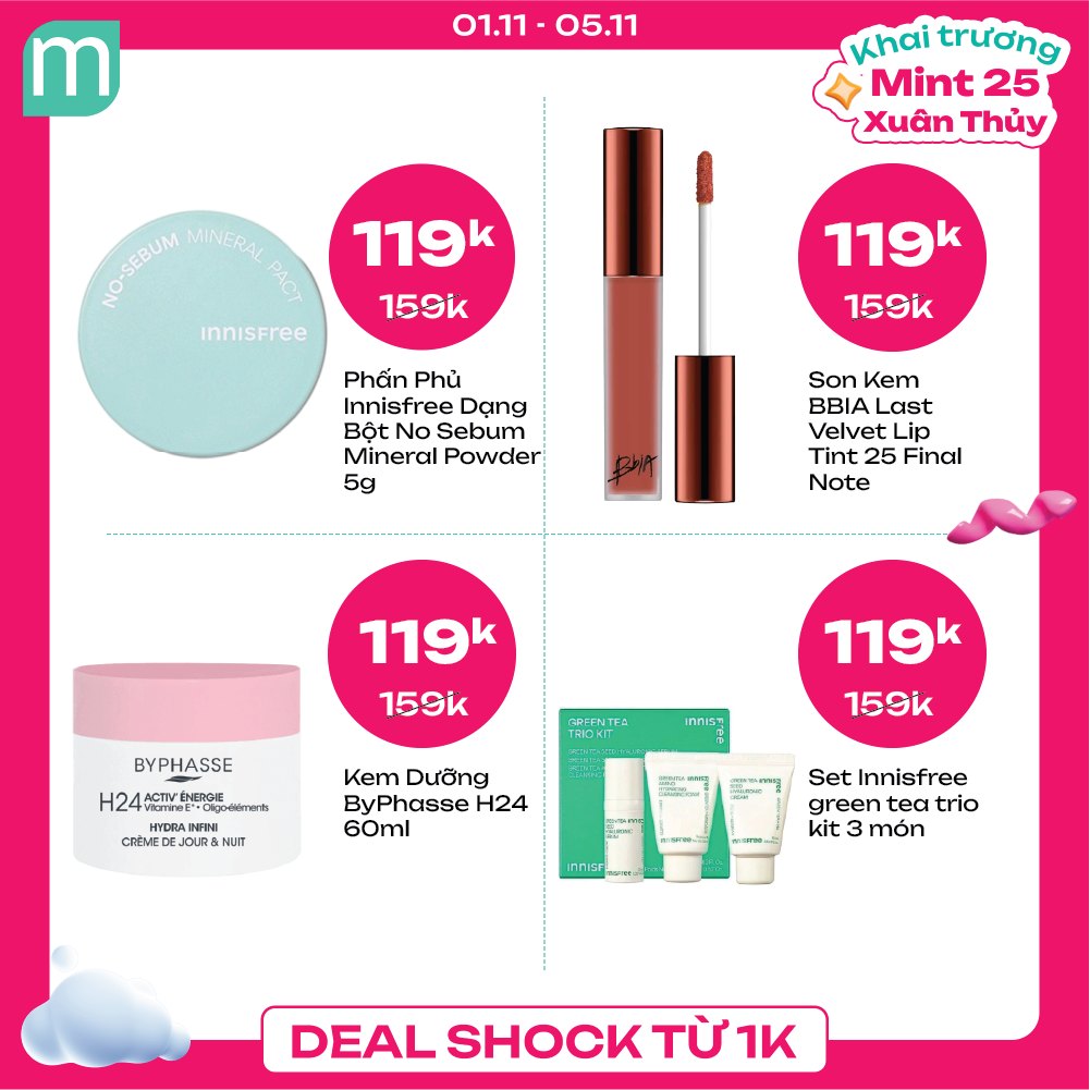 Khai trương Mint 25 Xuân Thủy - Sale không ngừng nghỉ