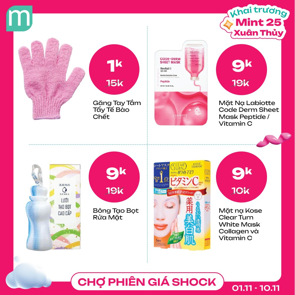 Khai trương Mint 25 Xuân Thủy - Sale không ngừng nghỉ