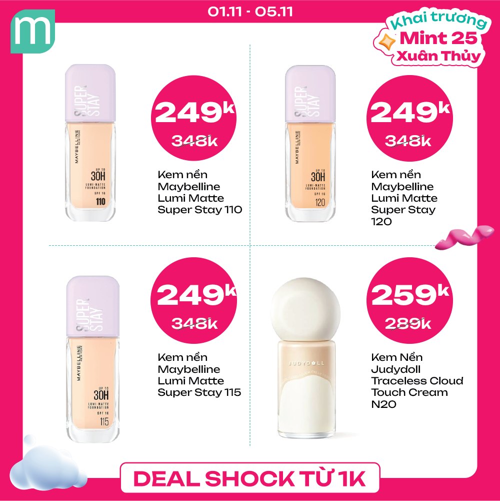 Khai trương Mint 25 Xuân Thủy - Sale không ngừng nghỉ