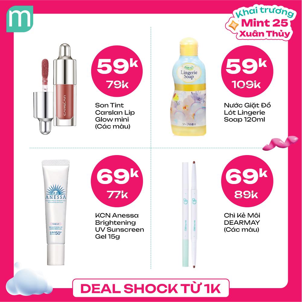 Khai trương Mint 25 Xuân Thủy - Sale không ngừng nghỉ