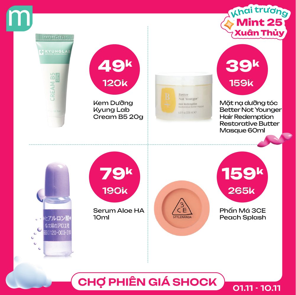 Khai trương Mint 25 Xuân Thủy - Sale không ngừng nghỉ