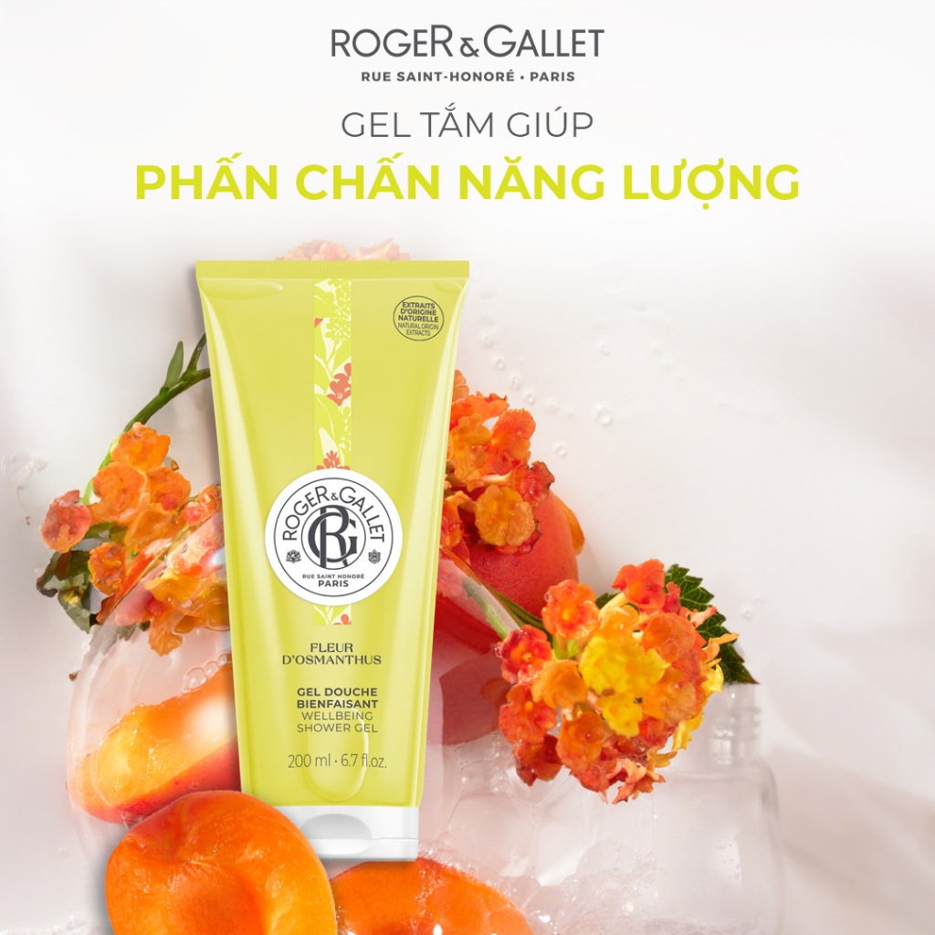 Sữa tắm hương nước hoa Roger Gallet Shower Gel 200ml Sữa tắm hương nước hoa Roger Gallet Shower Gel 200ml