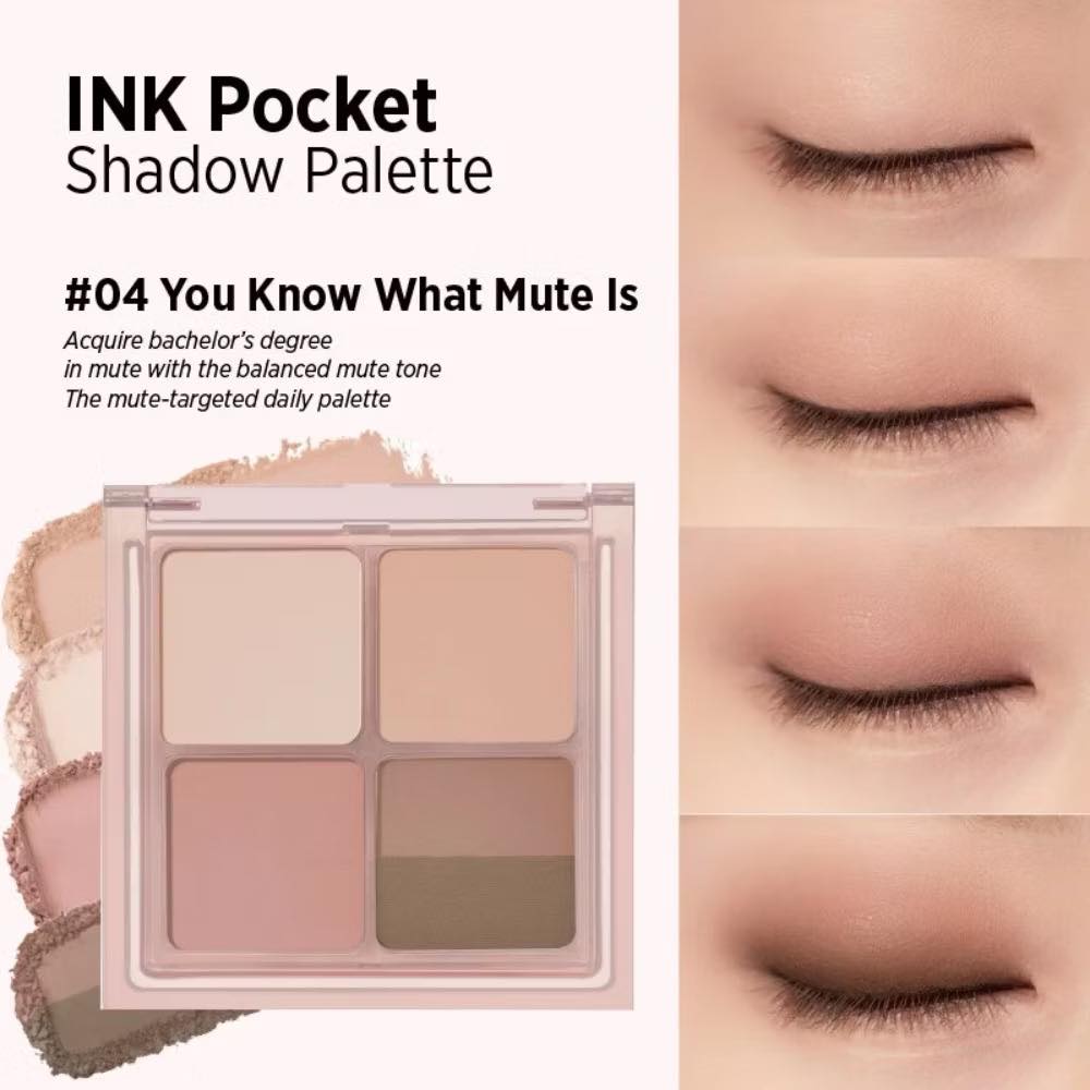 Make up hàng ngày đơn giản hơn với Peripera ink pocket shadow palette