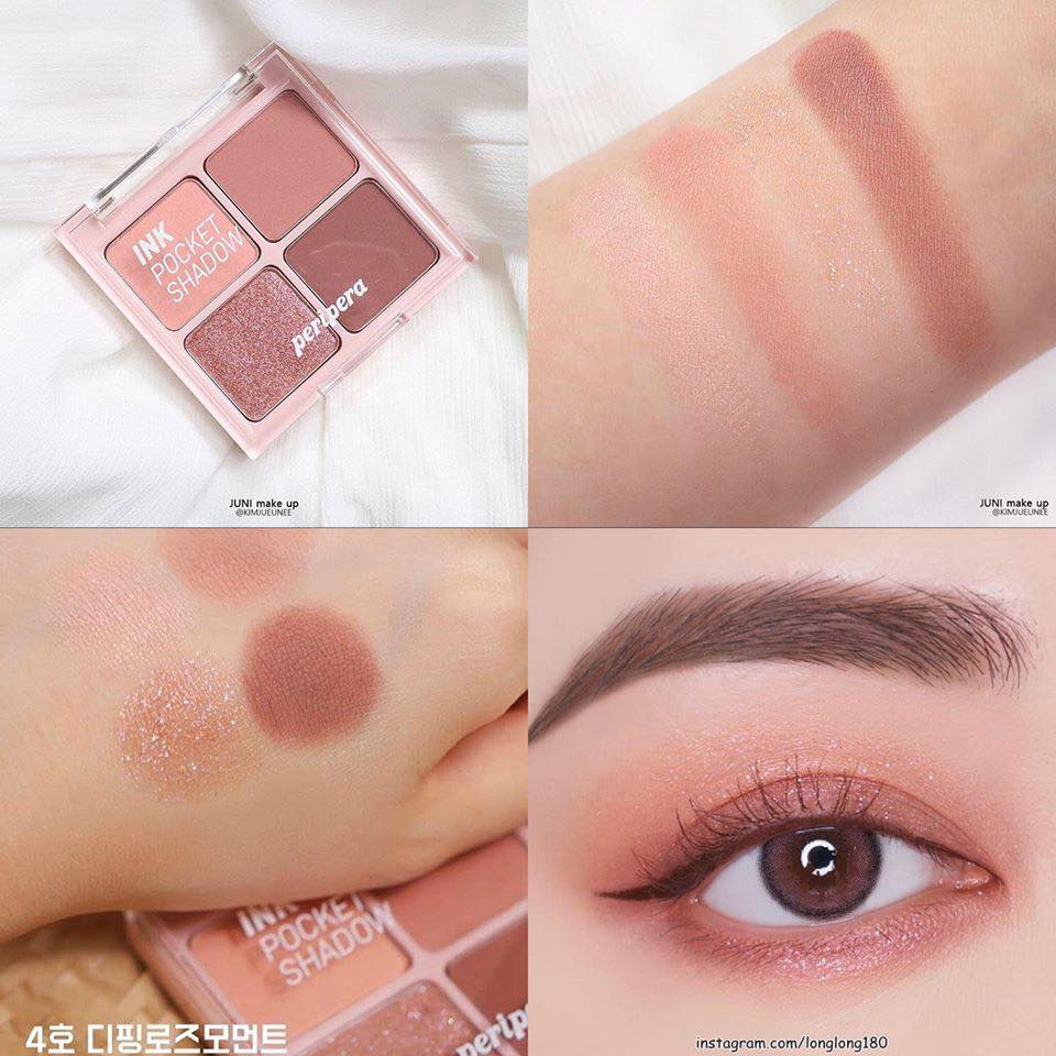 Make up hàng ngày đơn giản hơn với Peripera ink pocket shadow palette