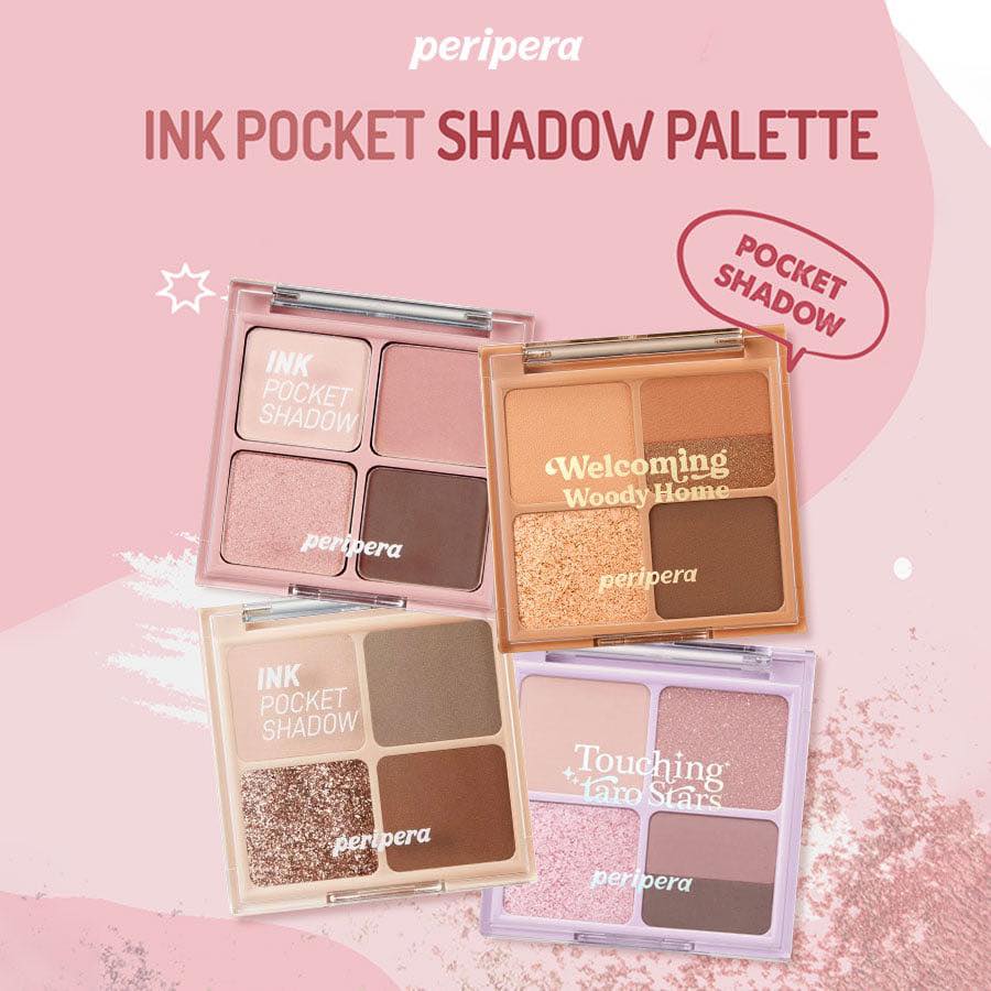 Make up hàng ngày đơn giản hơn với Peripera ink pocket shadow palette