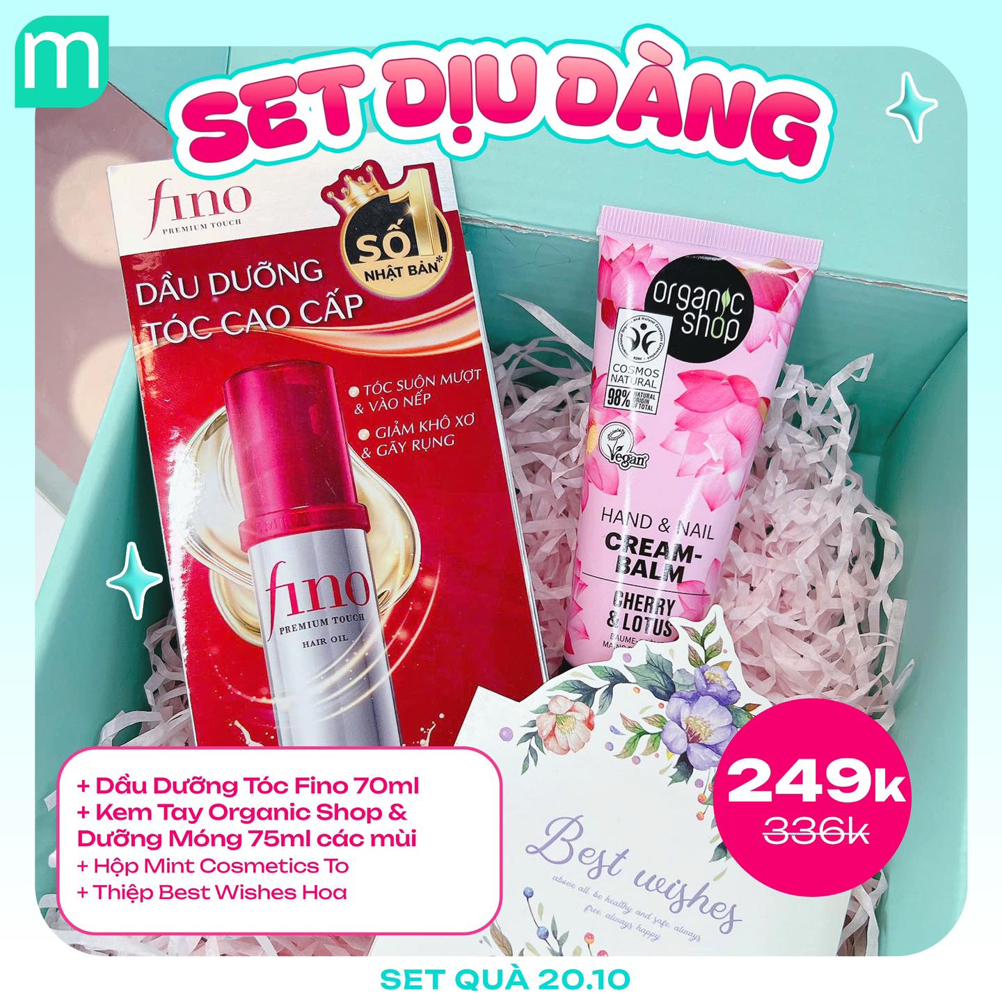 TỔNG HỢP 57 SET QUÀ 20/10 TẠI MINT COSMETICS