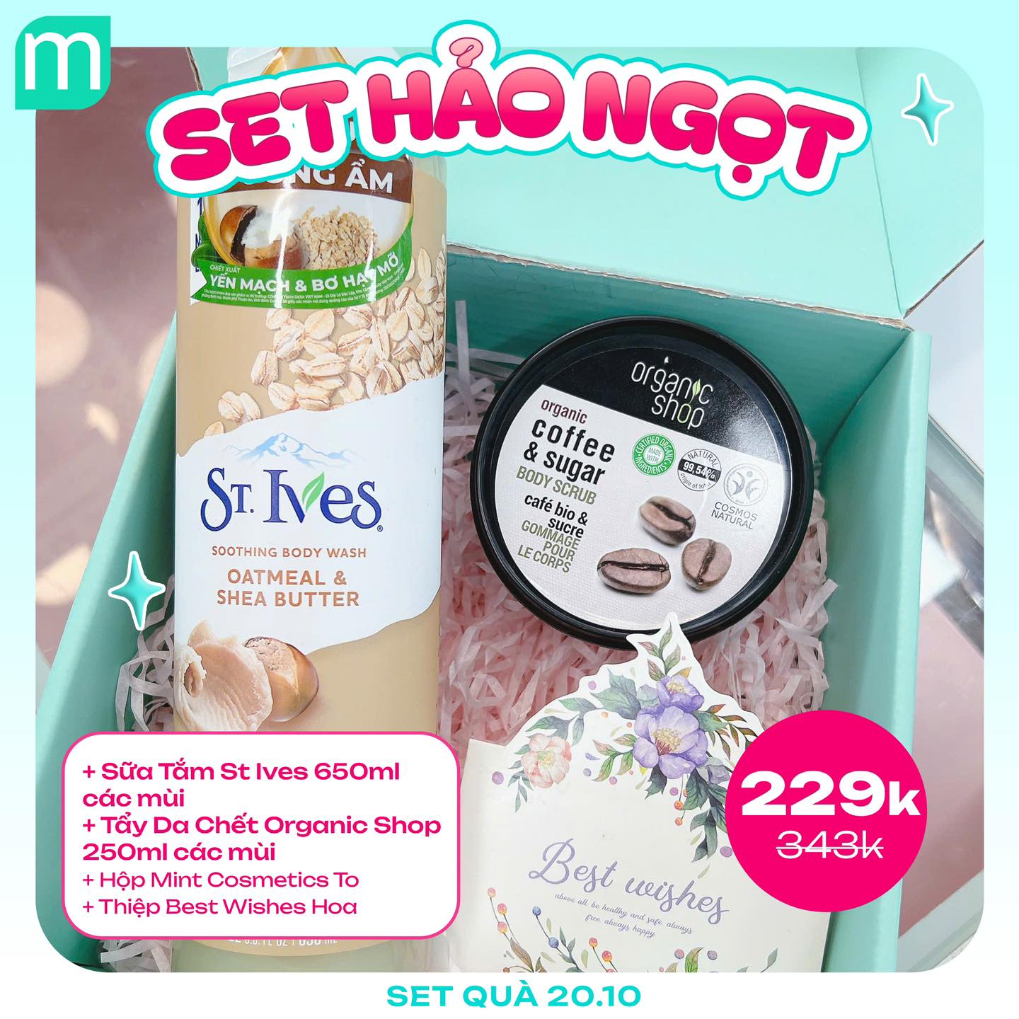TỔNG HỢP 57 SET QUÀ 20/10 TẠI MINT COSMETICS